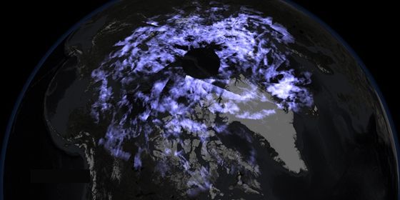 Noctilucent Clouds seen from AIM